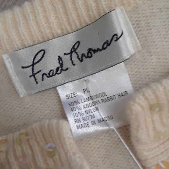 VINTAGE..BRAND NEW!!! FRED THOMAS CARDI - Picture 2 of 7